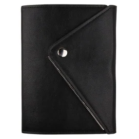 Ежедневник Infolio Grunge недатированный, 14 х 20 см, 320 страниц, суперобложка с клапаном, черный