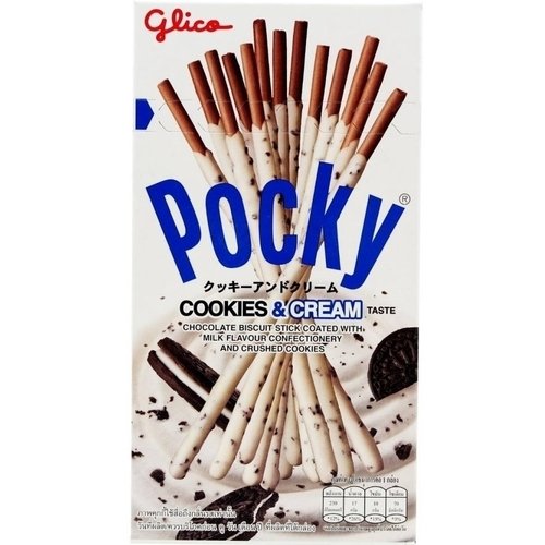 Шоколадные палочки Pocky Cookies & Cream, 40г шоколадные палочки pocky strawberry flavour 45 г