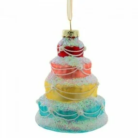 Украшение новогоднее Remeco Торт, 8 х 8 х 10,5 см