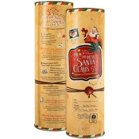 Вкусная помощь Письмо от Санты в тубусе