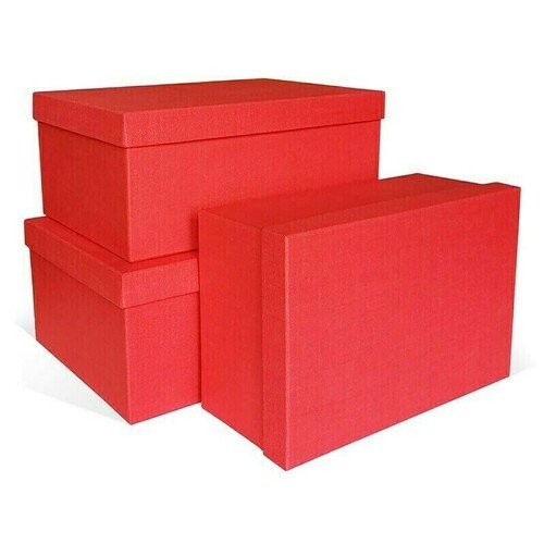Коробка подарочная РутаУпак Рогожка, красная, 320 х 230 х 135 мм коробка подарочная рутаупак рогожка красная 350 х 250 х 150 мм