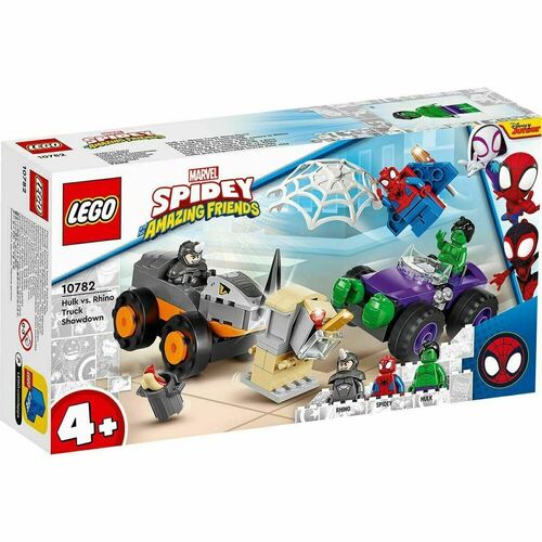 Конструктор LEGO Super Heroes 10782 Схватка Халка и Носорога на грузовиках