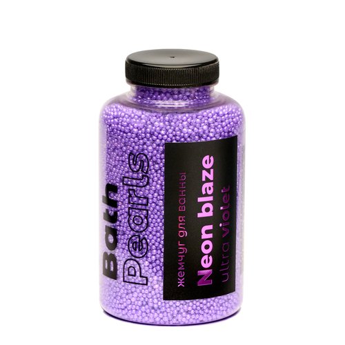 Жемчуг для ванны Fabrik Cosmetology Neon Blaze Ultra violet в банке, 320 г