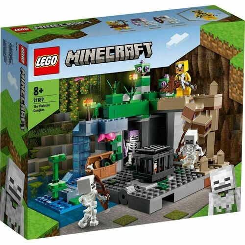 Конструктор LEGO Minecraft 21189 Подземелье скелетов lego minecraft подземелье пещера набор игрушек с фигурками скелетов