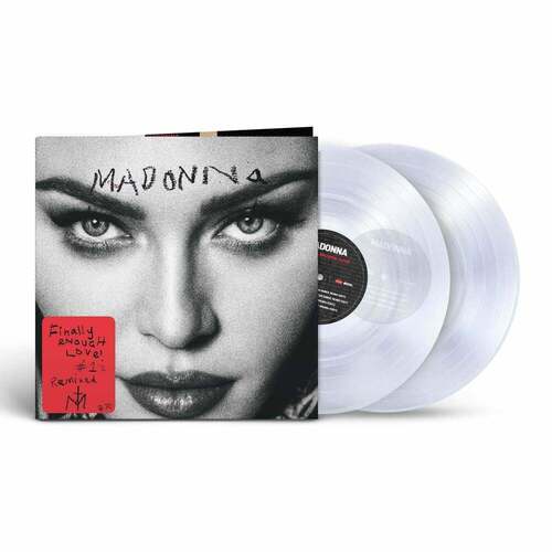 Виниловая пластинка Madonna - Finally Enough Love (Transparent) 2LP printio детские боди don t give up