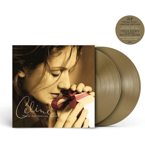 Виниловая пластинка Celine Dion – These Are Special Times (Opaque Gold) 2LP двойной винил celine dion these are special times opaque gold 2lp виниловая пластинка издание на золотом виниле