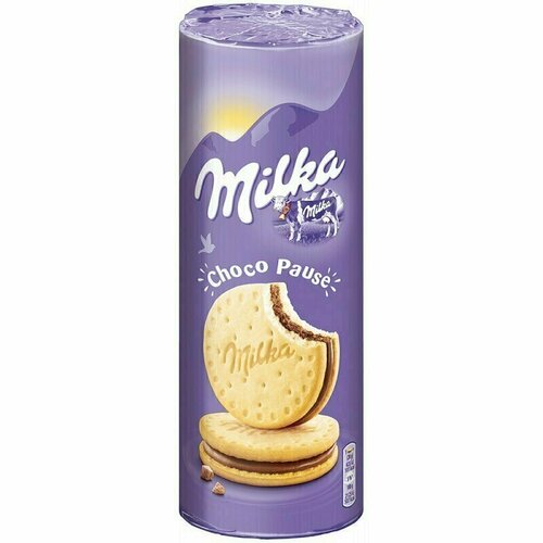Печенье Milka Choco Pause Creme, 260 г медаль из молочного шоколада игрёнок мечтает