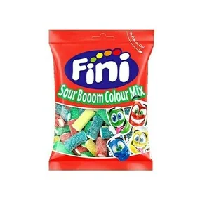 Мармелад жевательный Fini Палочки Sour Boom Colour Mix, 90 г
