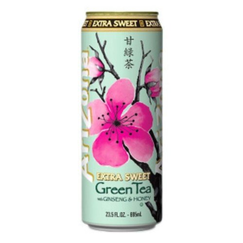 Напиток Arizona Extra Sweet Green Tea With Ginseng & Honey, 680 мл