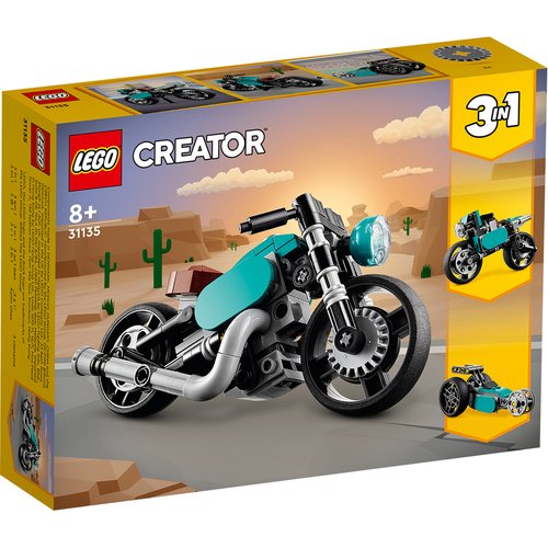 цена Конструктор LEGO Creator 31135 Винтажный мотоцикл