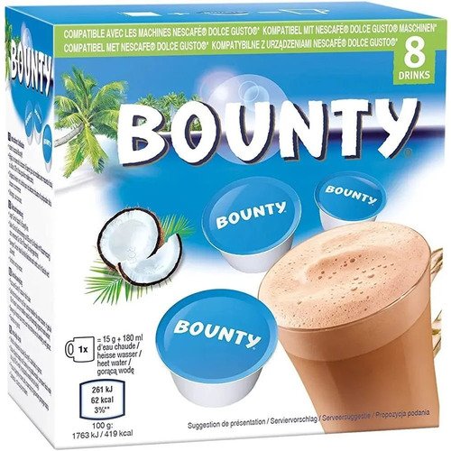 Горячий шоколад Bounty, 8 капсул х 15 г
