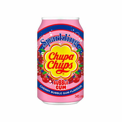 Газированный напиток Chupa Chups Bubble Gum, 345 мл карамель chupa chups со вкусом мороженого в ассортименте 12 г