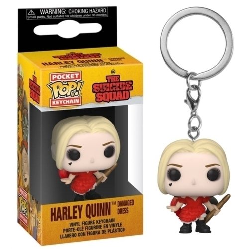Брелок Funko POP! Keychain: Suicide Squad: Harley Quinn (Damaged Dress) фигурка funko suicide squad pop heroes harley quinn