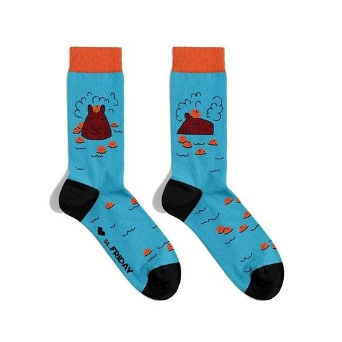 Носки St.Friday Socks Кайфариат / Цитрусовое СПА, 38-41 носки в тубусе запас носков на 2023 год