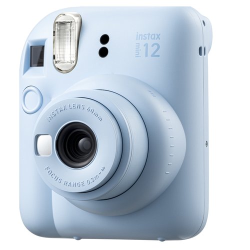 Фотоаппарат моментальной печати Instax Mini 12 Pastel Blue пленка для моментальных снимков instax black frame