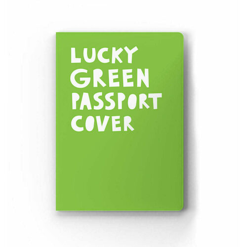 Обложка для паспорта Lucky green