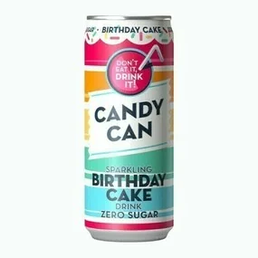 Газированный напиток Candy Can Birthday Cake Sparkling Drink, 330 мл