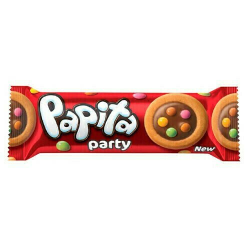Печенье Papita Party с какао и молочной начинкой, 63 гр печенье песочное пеко шакриани с темной глазурью 350 г