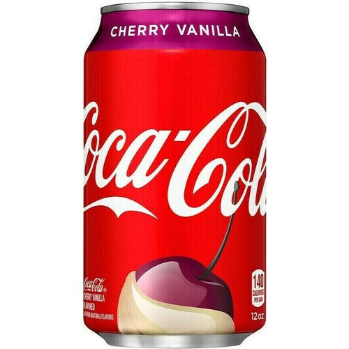 Газированный напиток Coca-Cola Cherry Vanilla, 335 мл напиток газированный coca cola cherry 0 33 л
