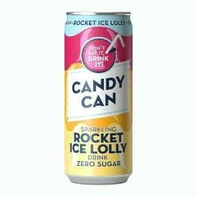 Газированный напиток Candy Can Rocket Ice Lolly Sparkling Drink, 330 мл