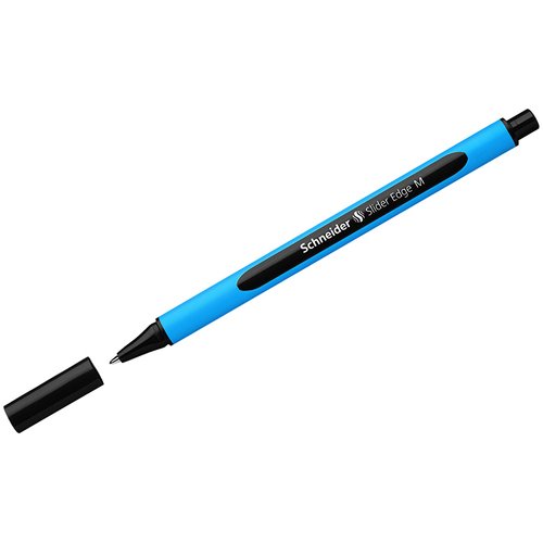 цена Ручка шариковая Schneider Slider Edge M черная, 1,0 мм, трехгранная 152101