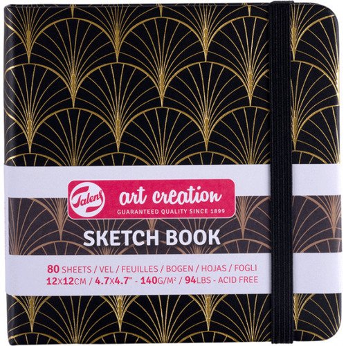 Блокнот для зарисовок Royal Talens Art Creation Art Deco, 80 листов, 140 гр/м2, 12 х 12 см