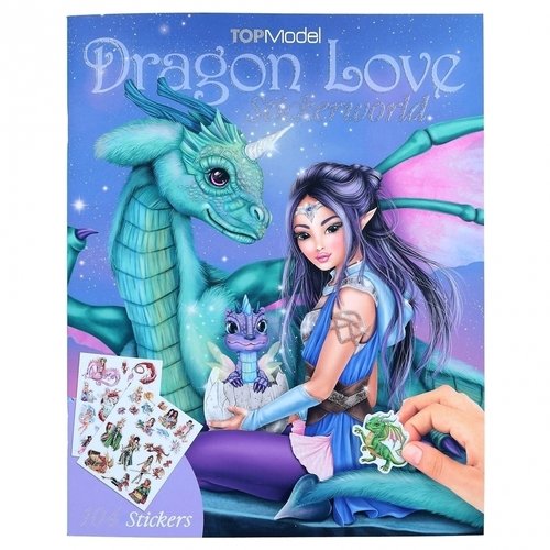 Альбом с наклейками Dragon Love TOPModel New