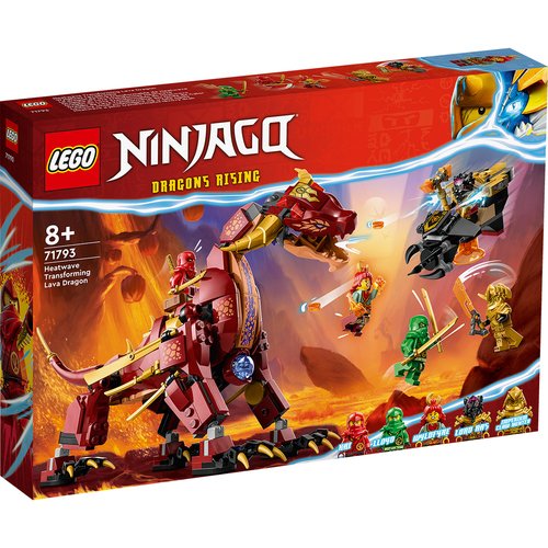 цена Конструктор LEGO Ninjago 71793 Трансформируемый лавовый дракон