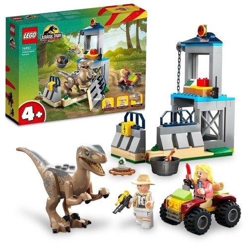 Конструктор LEGO Jurassic World 76957 Побег велоцираптора schleich динозавр побег от велоцираптора на квадроцикле
