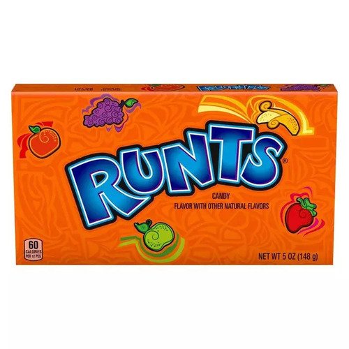 Конфета жевательная Wonka Runts Artificially Flavored Candy, 142 г жевательные конфеты mentos зеленое яблоко 30 г