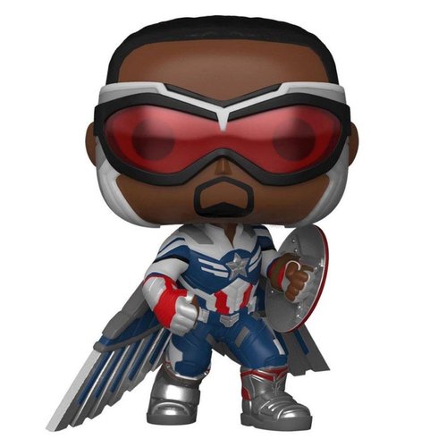 Фигурка Funko POP! The Falcon and the Winter Soldier. Captain America (Pose) фигурка funko pop the falcon and the winter soldier falcon flying pose