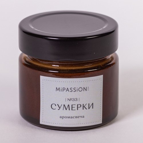 Свеча парфюмированная MiPASSiON Сумерки, в банке, 100 мл свеча парфюмированная в банке mipassion шепот 200 мл