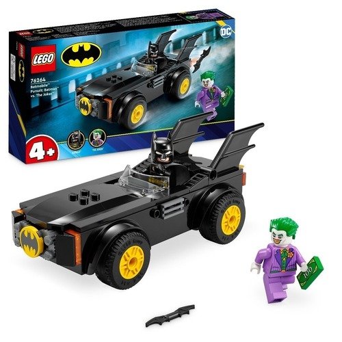 конструктор lego dc batman 76180 бэтмен против джокера погоня на бэтмобиле 136 дет Конструктор LEGO Super Heroes 76264 Погоня на бэтмобиле: Бэтмен против Джокера