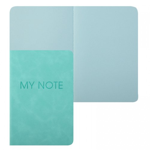 Блокноты для записей Listoff Fantasy 60 листов искусственная кожа А5 голубой 280₽