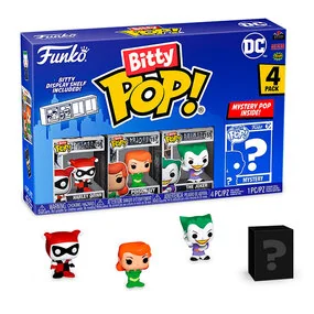 Набор фигурок Funko Bitty POP: DC Comics - Harley Quinn, 4 шт