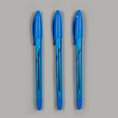 Набор классических шариковых ручек KEYROAD, 3 шт., 0,7 мм, мягкий грип, синие чернила