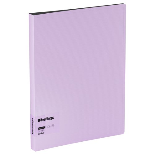 Папка с 40 вкладышами Berlingo Instinct 24мм 700мкм с внутренним карманом лаванда DB4_40507 440₽