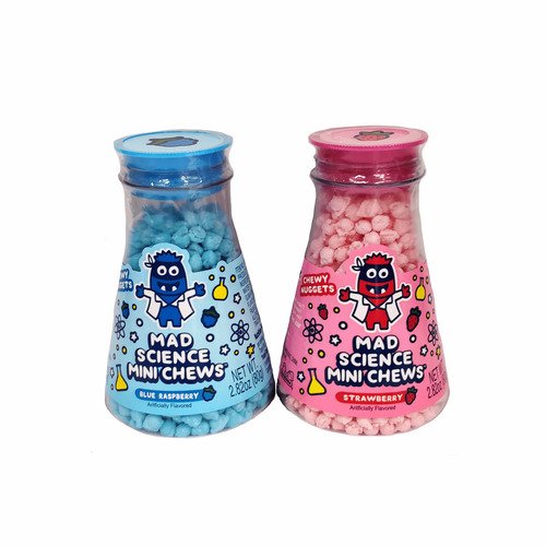 Жевательные конфеты Kidsmania Mad Science, 80 г жевательные конфеты mentos клубника 30 г