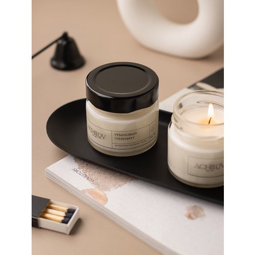 Свеча ароматическая Achilov Рубиновый грейпфрут 100 мл 750₽