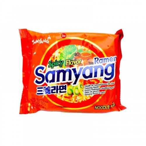 Лапша Samyang Ramen острая со вкусом говядины, 120 гр