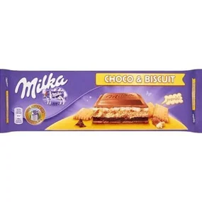 Шоколад Milka Choco Biscuit, 300 гр