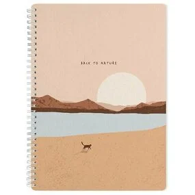 Тетрадь Be Smart Mountains общая, 96 листов, 20,2 х 28,2 см, в клетку, мягкий переплет, спираль, закат