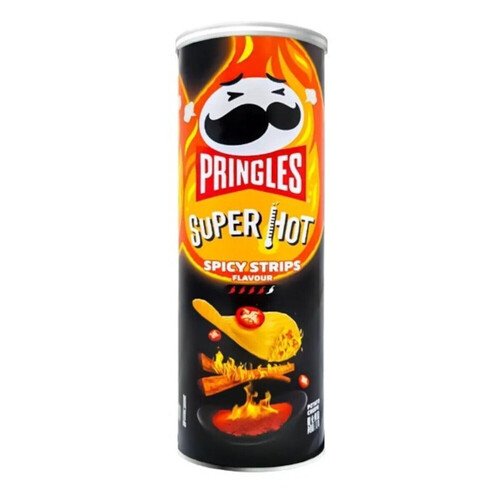 Чипсы Pringles Spicy Stripe, 110 г чипсы oishi sweet