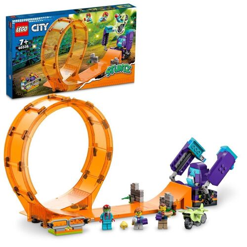 цена Конструктор LEGO City Трюковая петля Сокрушительный шимпанзе 60338