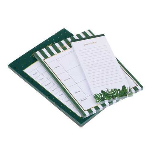 Набор для планирования Реинфорест 3 предмета по 70 листов 23 х 17 см 21 х 15 см 19 х 8 см блок - офсет 80гм2 600₽