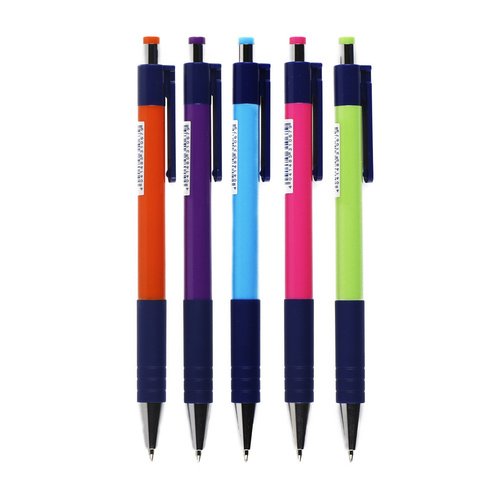 Ручка ErichKrause MC-5 шариковая, автоматическая, цвет чернил синий 1 шт коммерческая металлическая шариковая ручка автоматическая шариковая ручка изысканная упаковка школьная фоторучка в золотую клетку