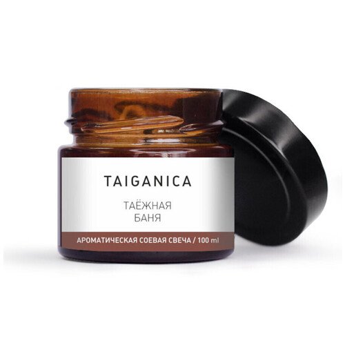 Соевая свеча Таежная баня cтекло 100 мл 850₽