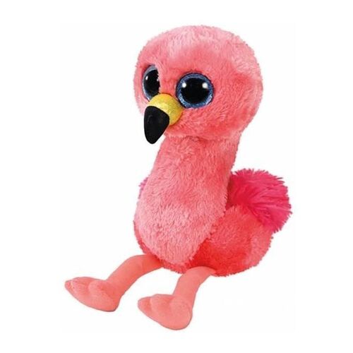 цена Мягкая игрушка-брелок TY Beanie Boo's Фламинго Гильда, 10 см