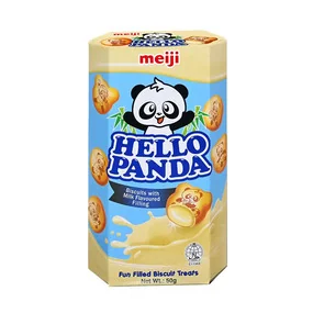 Печенье Meiji Hello Panda с ванильным кремом, 45 г