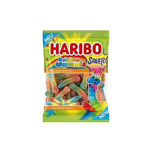 цена Жевательный мармелад Haribo Rainbow Wummis Sauer, 160 г
